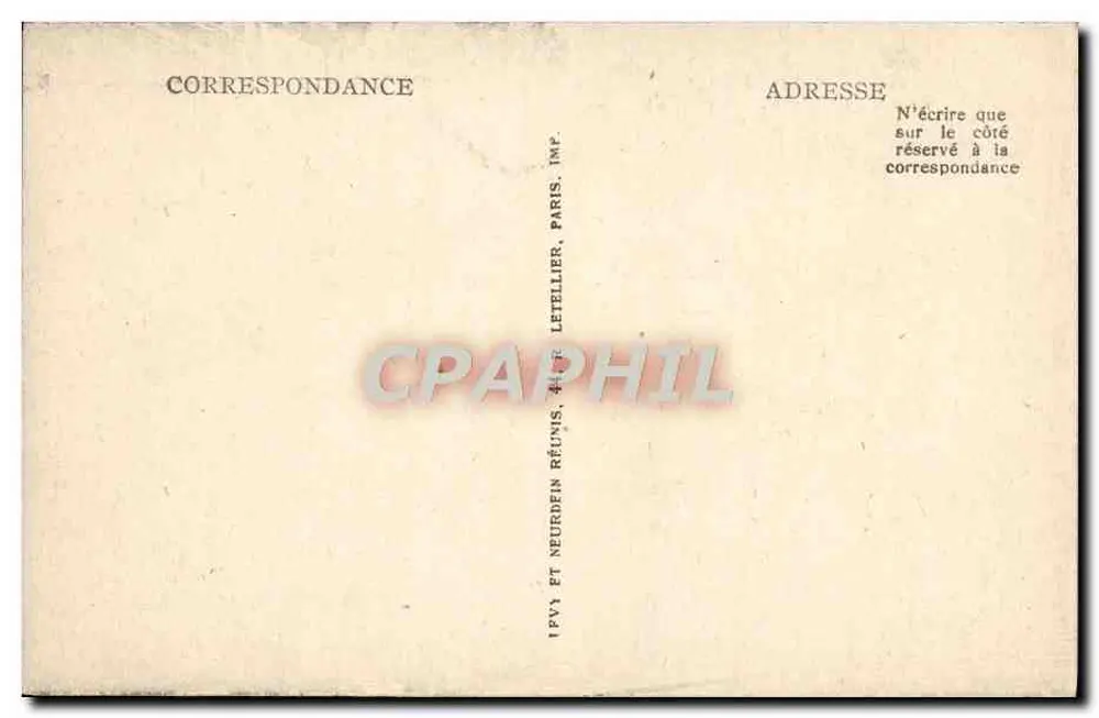 La Rochelle — Cour de l'Hôtel de Ville — éditeur Letellier, n° 115 - Verso