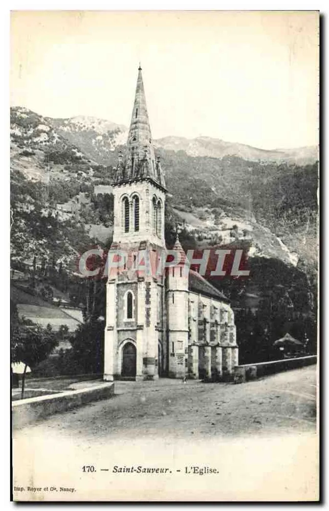 Saint-Sauveur — A Igreja — Imp. Royer e Cie, Nancy, n° 170 - Frente