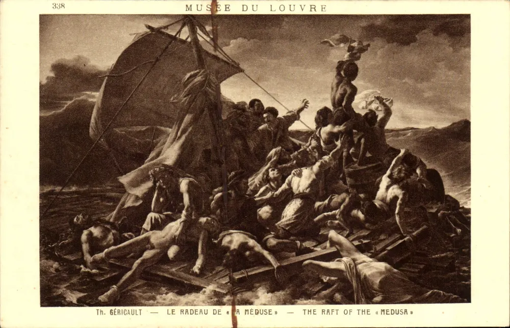 Le Radeau de la Méduse — Musée du Louvre — Th. Géricault - Recto