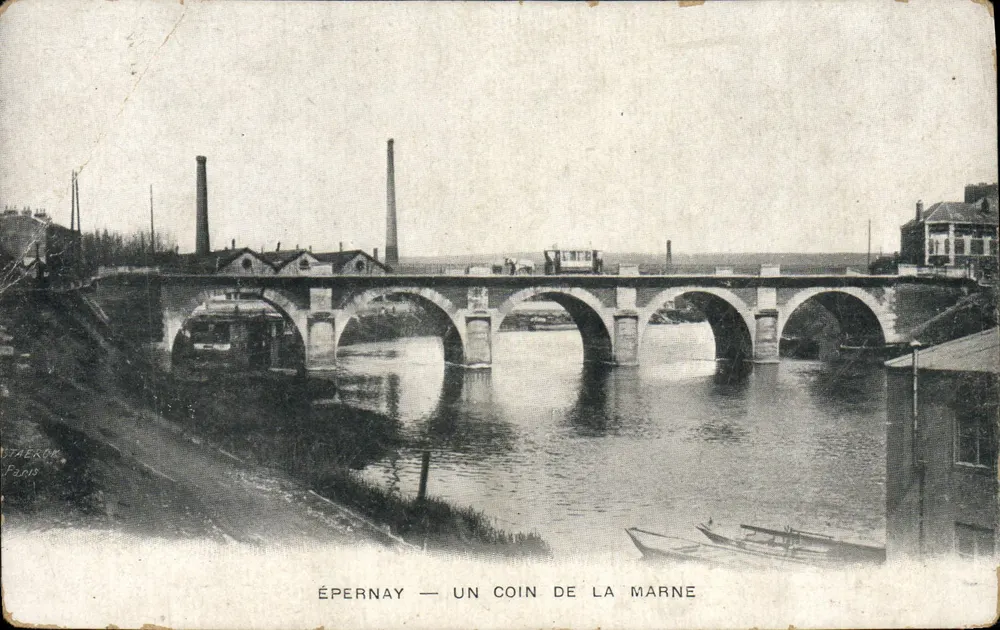 ÉPERNAY — EIN ECKEN DER MARNE — Verlag Otaerok, Paris - Vorderseite