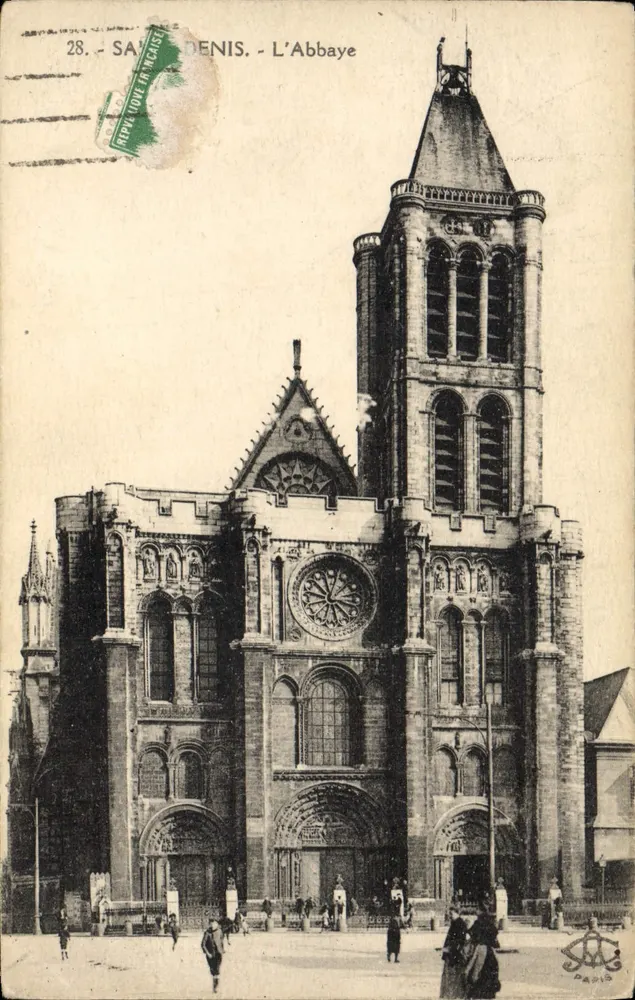 Saint-Denis - A Abadia — editor Ripplé, Paris, n°28 - Frente