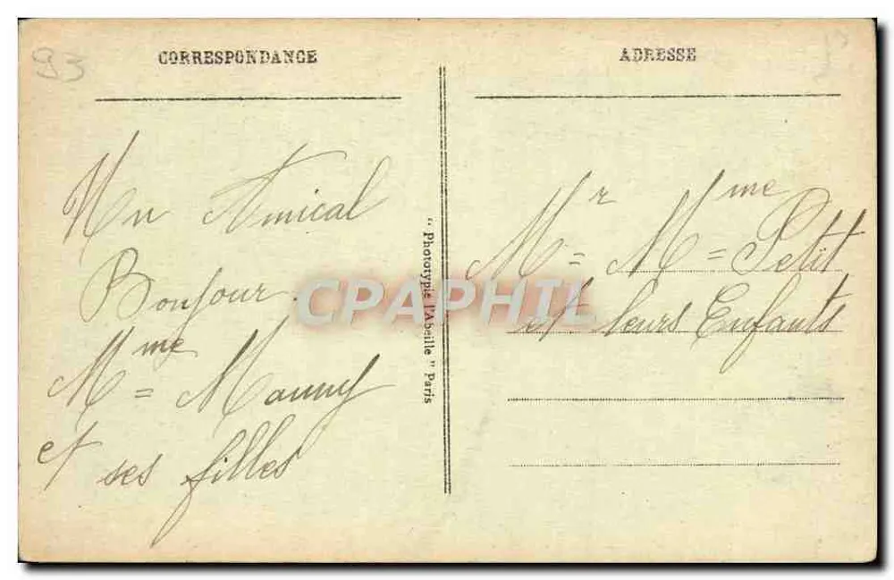 Saint-Denis - A Abadia — editor Ripplé, Paris, n°28 - Verso