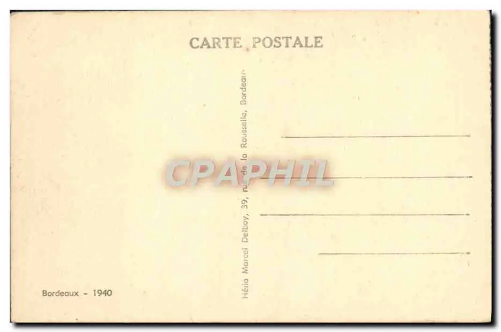 Bordeaux — Katedra św. Andrzeja (Strona Północna) — M. D. - Rewers