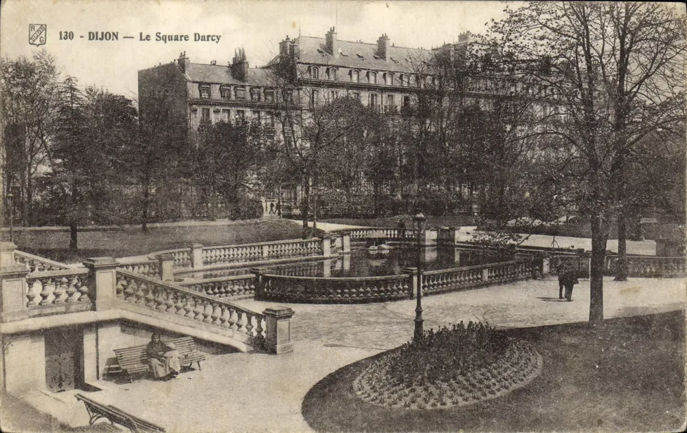 Dijon — O Square Darcy — Editor R.C.G. n°130 - Frente
