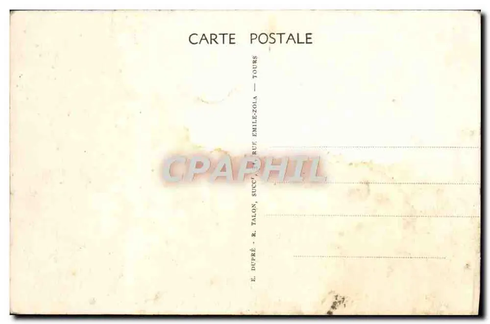 Vendôme (Loir-et-Cher) — L'Hôtel de Ville (côté Nord) — A.P. - Verso