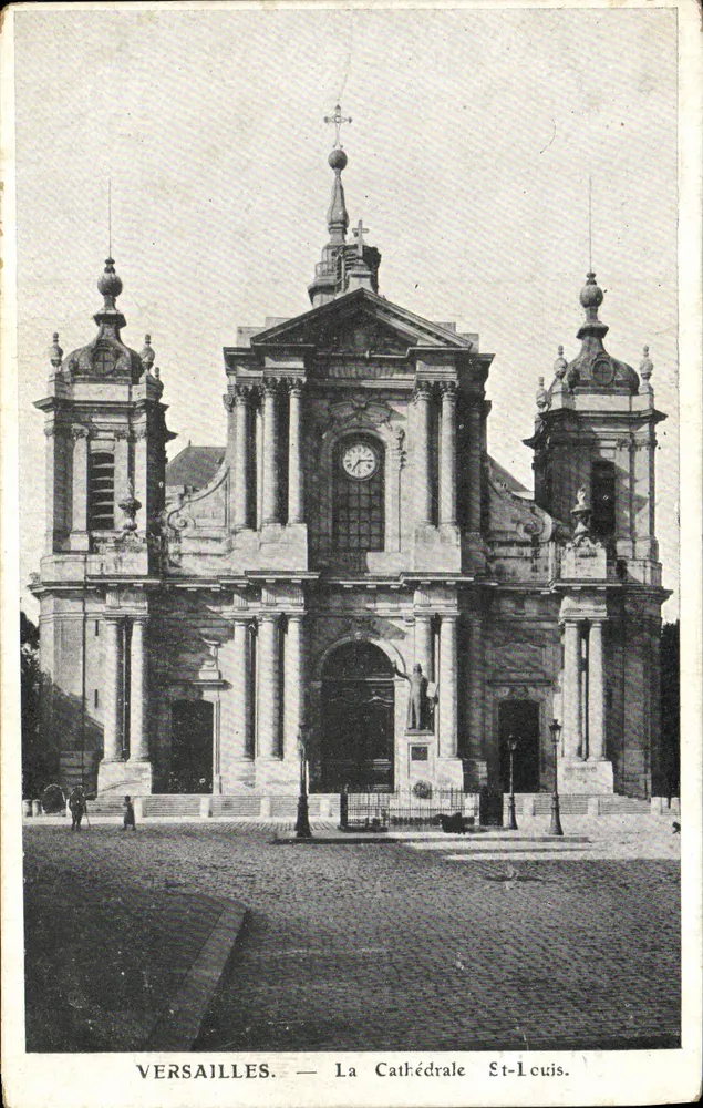 Versailles — La Cattedrale di San Luigi — Imp. P. Schneider et Cie, Parigi - Recto