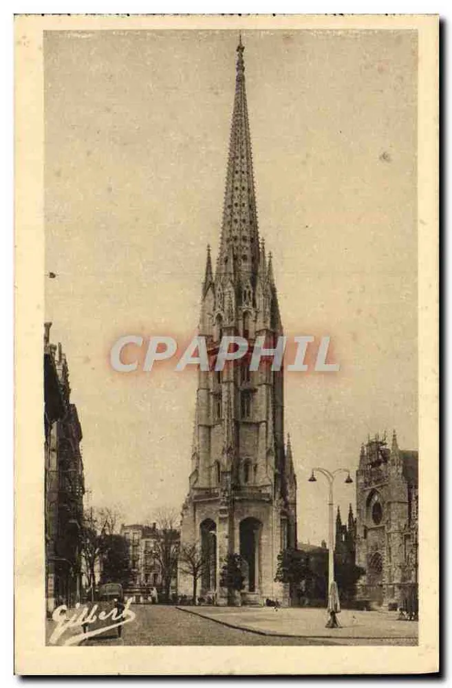 Torre Saint-Michel — Bordeaux — Edizione d'Arte A. Gilbert - Recto