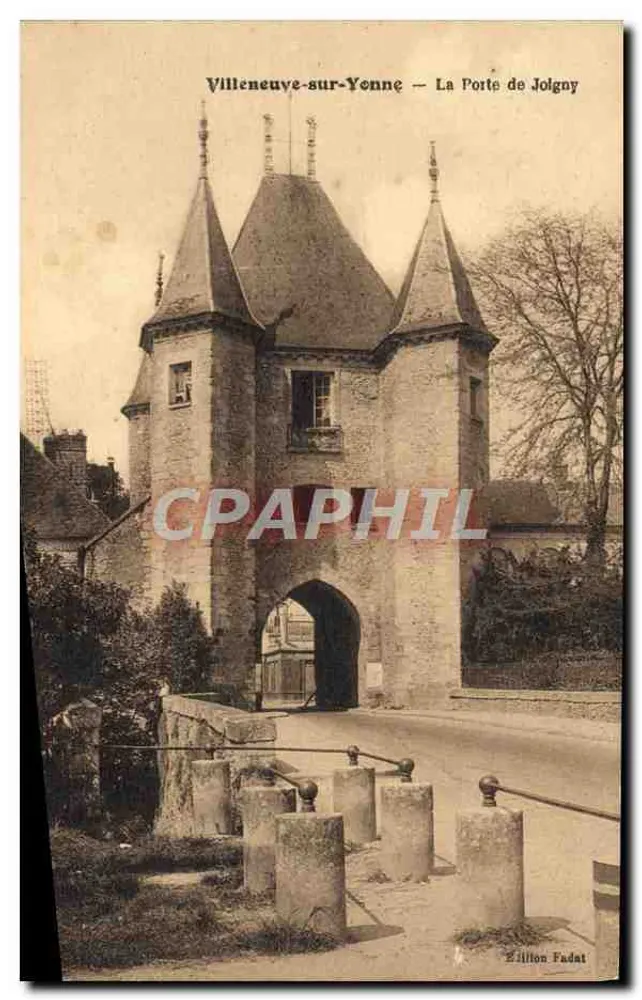 Villeneuve-sur-Yonne — La Porte de Joigny — Édition Fadat - Vorderseite