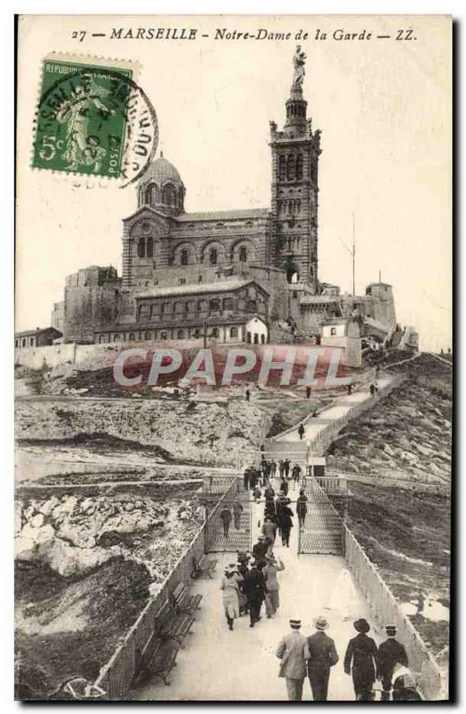 MARSEILLE - Igreja de Nossa Senhora da Guarda — ZZ. - Frente