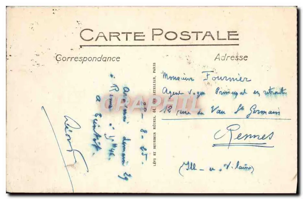 Fort de la Latte - O Forte - A Fortaleza - LL - Verso