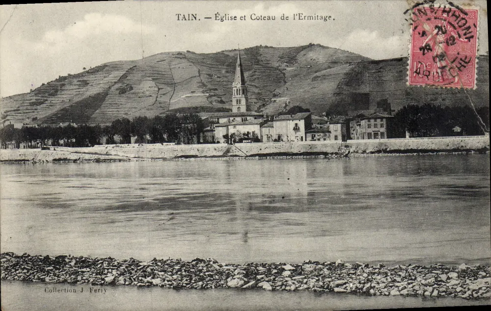 TAIN — Église et Coteau de l'Ermitage — Collection J. Ferry - Frente