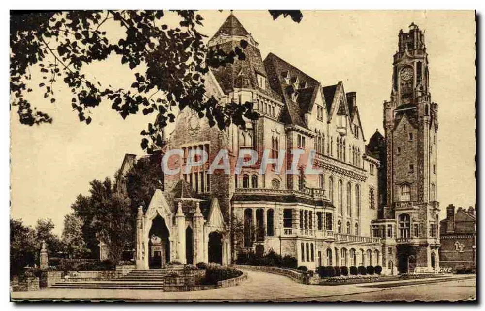 Das Rathaus von Le Touquet-Paris-Plage — Éditeur La Cigogne, Nr. 1 - Vorderseite