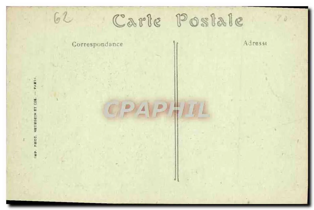 Arras — Die Straße von Amiens und die Einrichtung des Heiligen Sakraments — ND. Phot. - Rückseite