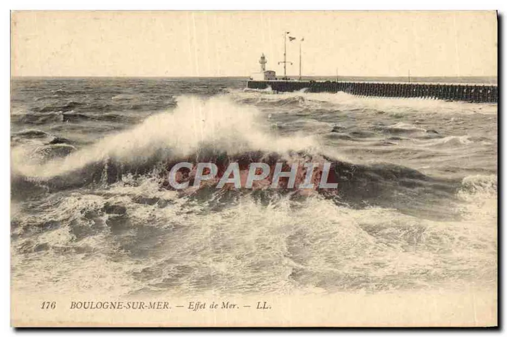 Boulogne-sur-Mer — Sea Effect — LL. n° 176 - Front