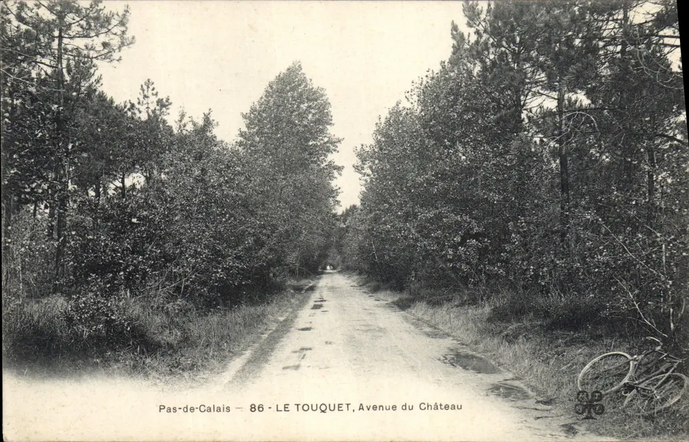 Le Touquet — Avenue du Château — Pas-de-Calais 86 - Vorderseite