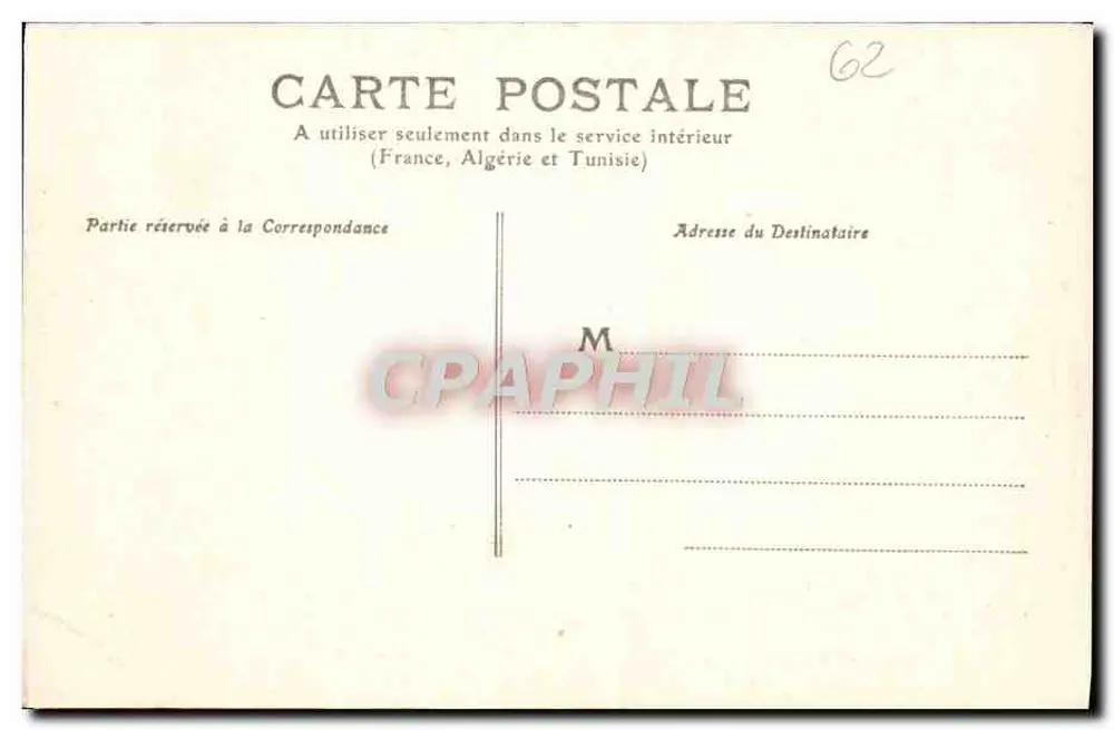 Le Touquet — Avenue du Château — Pas-de-Calais 86 - Rückseite