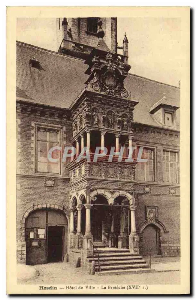 Hesdin — Hotel de Ville — La Bretèche (século XVII) - Frente
