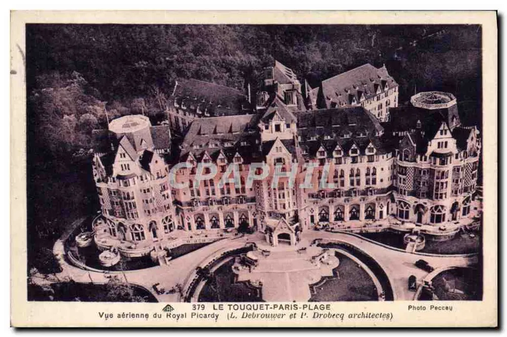 Le Touquet-Paris-Plage — Luftbild des Royal Picardy — Foto Peccey - Vorderseite