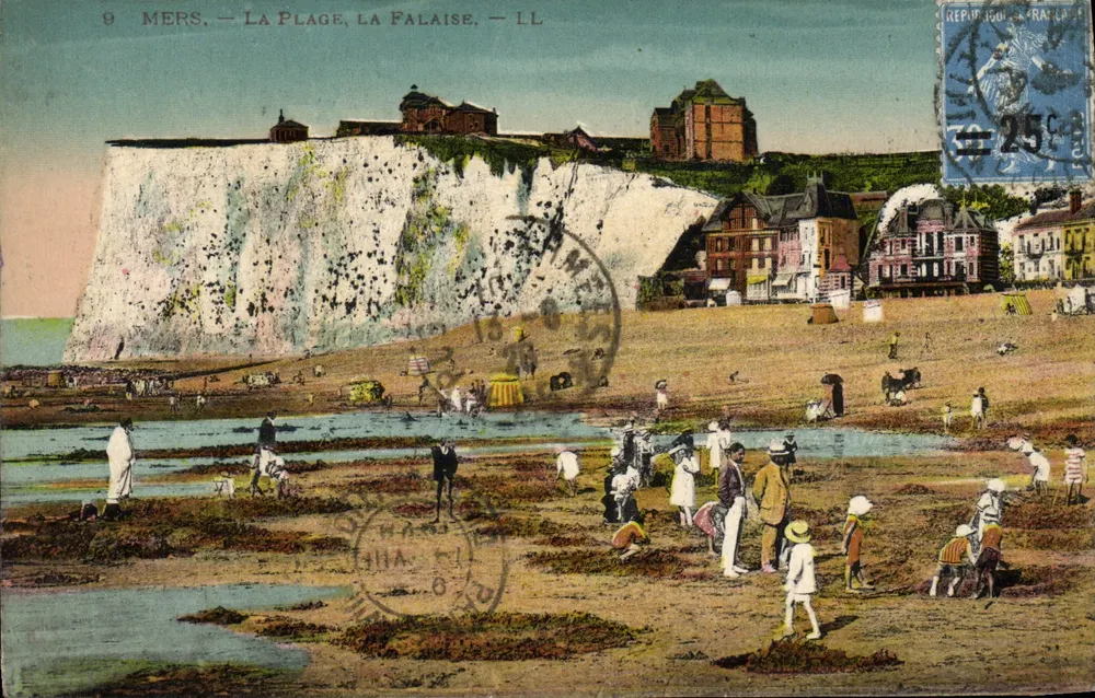 Mers — A Praia, A Falésia — LL - Frente