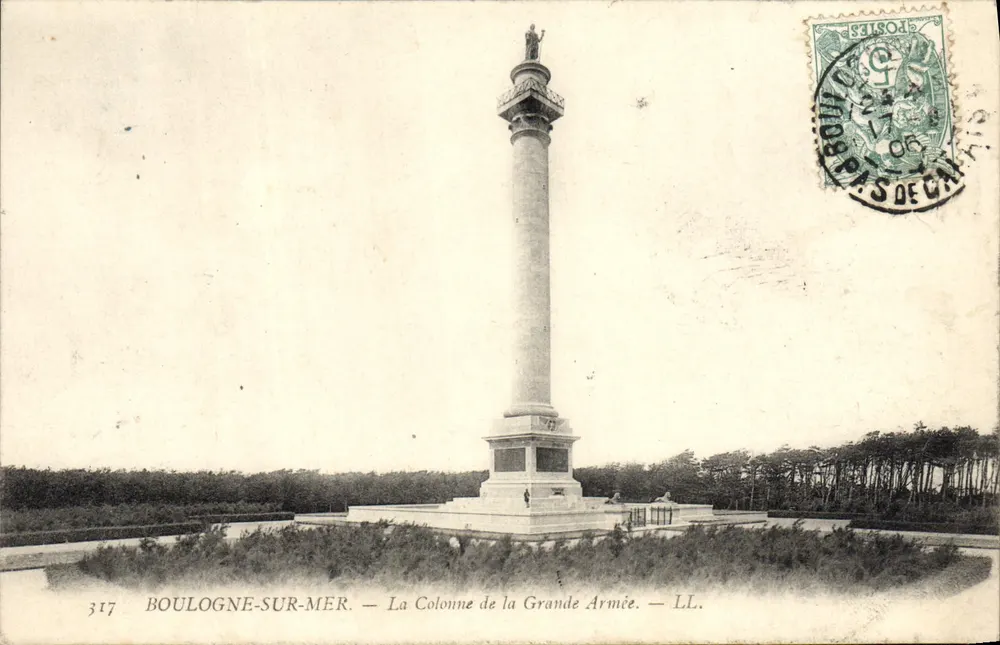 Boulogne-sur-Mer — Die Säule der Grande Armée — LL. n°317 - Vorderseite