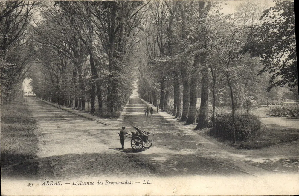 Arras — Die Avenue des Promenades — LL. n°49 - Vorderseite