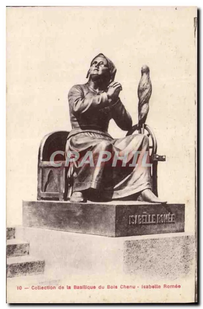 Statue von Isabelle Romée — Basilika von Bois Chenu — Sammlung der Basilika von Bois Chenu - Vorderseite