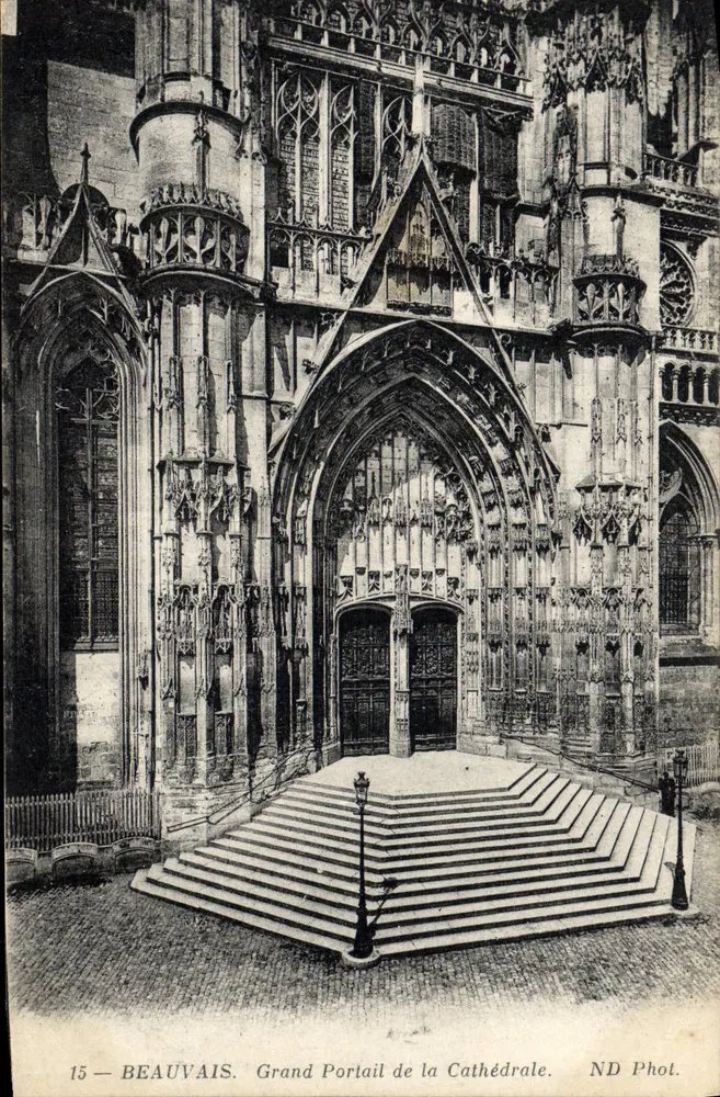 Beauvais — Großer Portal der Kathedrale — ND Phot. n°15 - Vorderseite