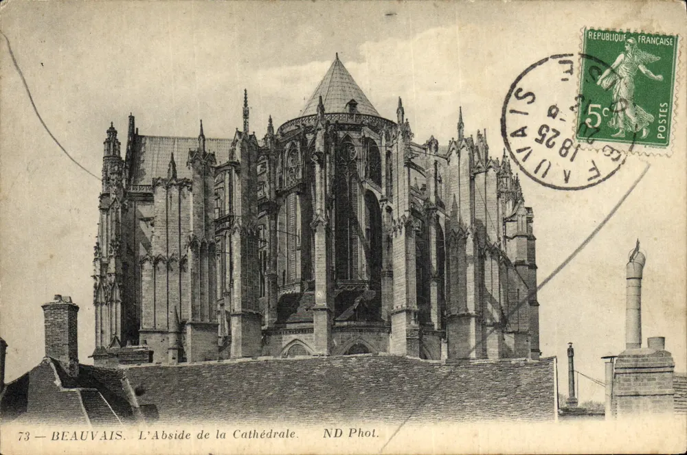 Beauvais — A Abside da Catedral — ND Phot. n°73 - Frente