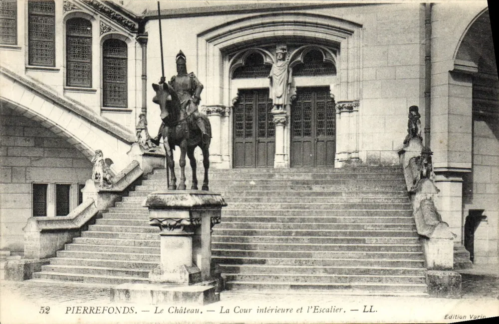 PierreFonds — Das Schloss — Der Innenhof und die Treppe — Edition Varin, Nr. 52 - Vorderseite