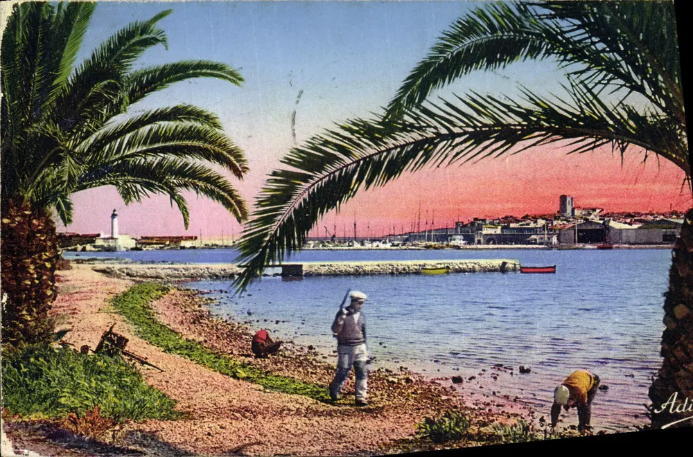 Antibes visto através dos Palmeiras — Les Belles Éditions Françaises n°32 - Frente