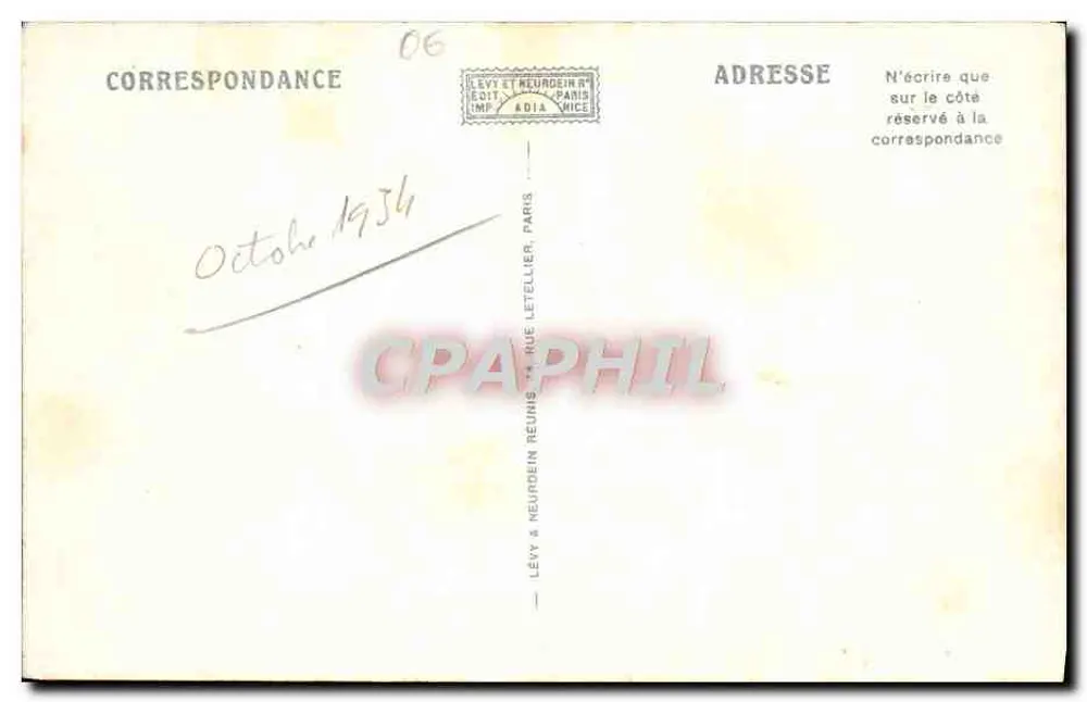 Antibes — Os Muros — LL. — n°53 - Verso