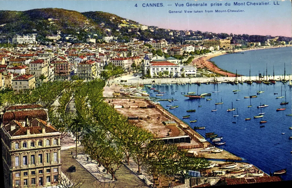 CANNES — Allgemeiner Blick vom Mont Chevalier — LL - Vorderseite