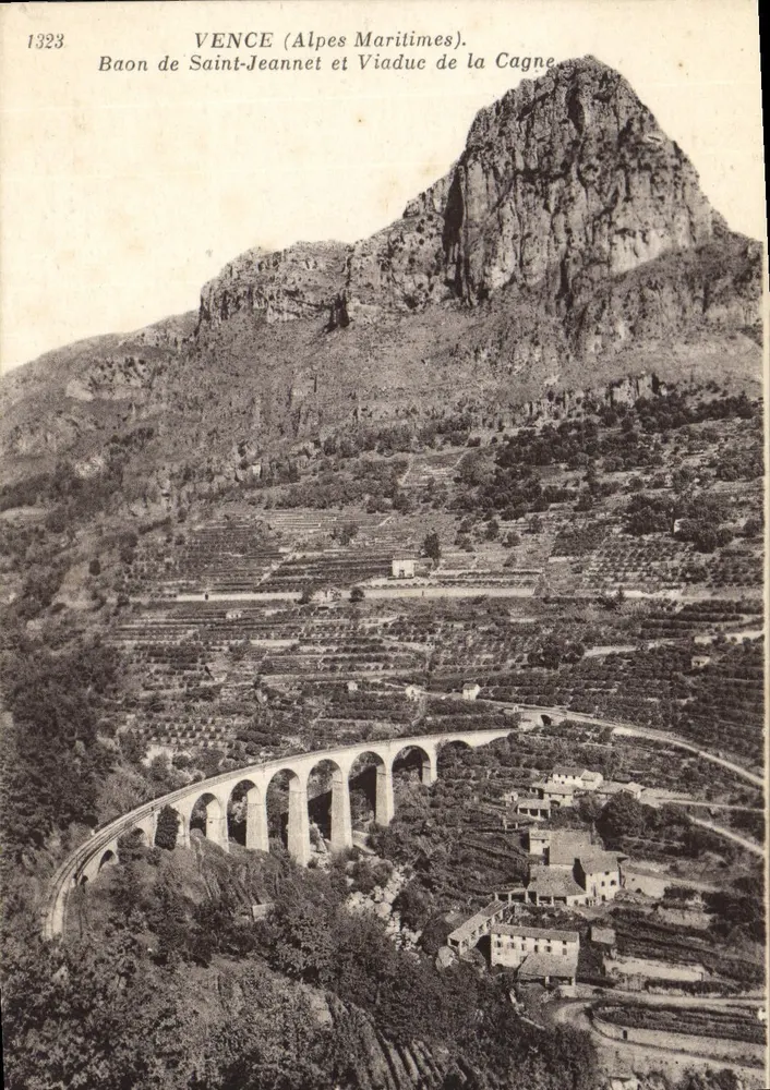 Vence (Alpes-Maritimes) — Baon de Saint-Jeannet und Viaduc de la Cagne — Anciens Établissements Neurkin et Cie, Paris - Vorderseite