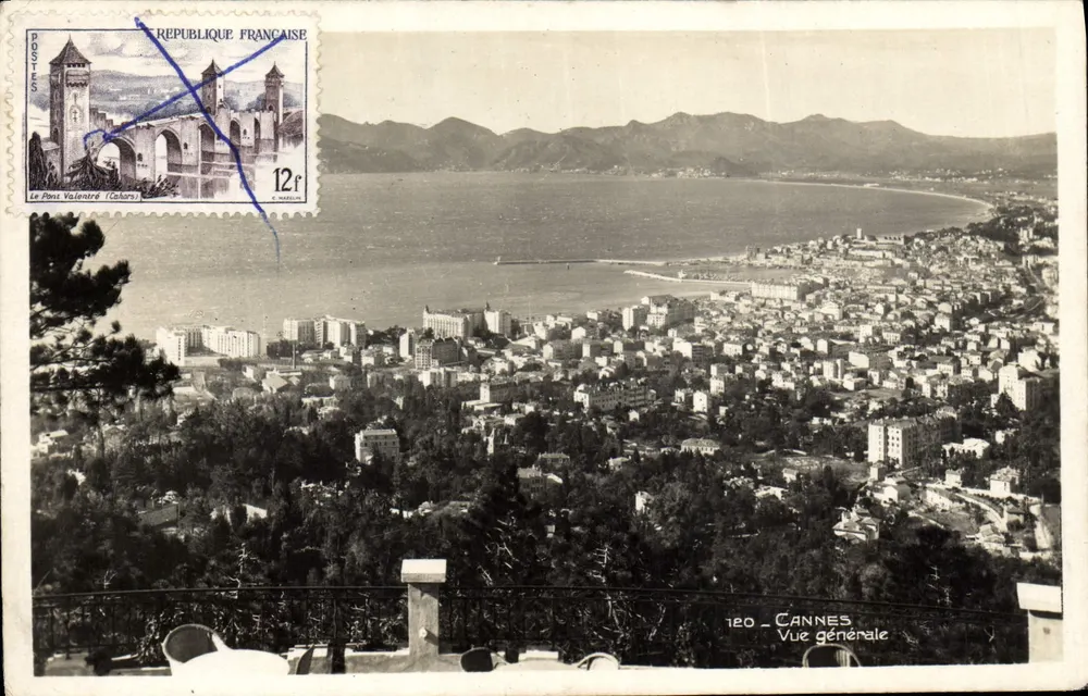 Cannes — Vista geral — Editor C. MARÉLON, n° 120 - Frente