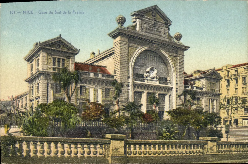 NICE - Bahnhof des Südens Frankreichs — n° 101 - Vorderseite