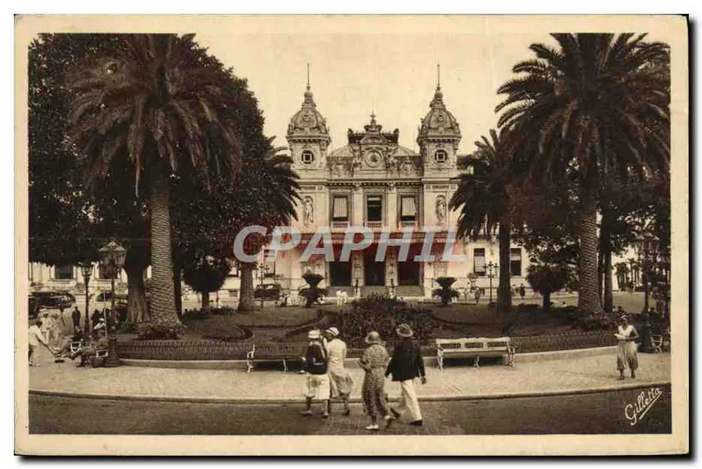Nice — Praça Masséna com o Casino — Gilletta - Frente