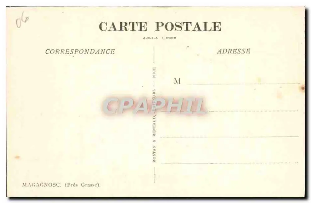 La Turbie (A.-M.) — Allgemeiner Blick und das Fürstentum Monaco — Rostan & Beneaud, Nizza - Rückseite