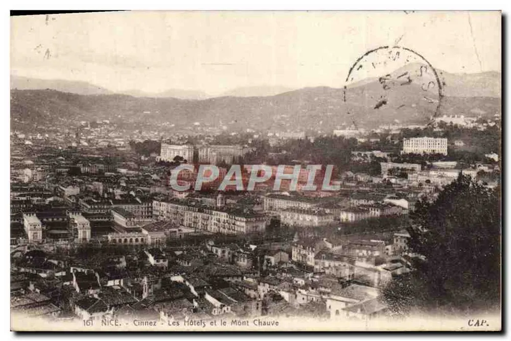 Nice - Cinnez - Die Hotels und der Glatte Berg — CAP. - Vorderseite