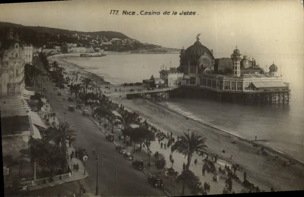 Nice - Casino da Jetée — J. GILLETTA, Nice, n°177 - Frente