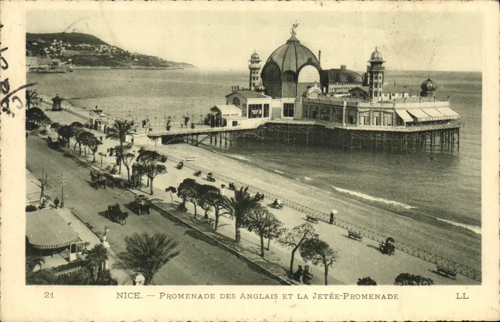 Nice — Promenade des Anglais und die Jetée-Promenade — LL, n°21 - Vorderseite