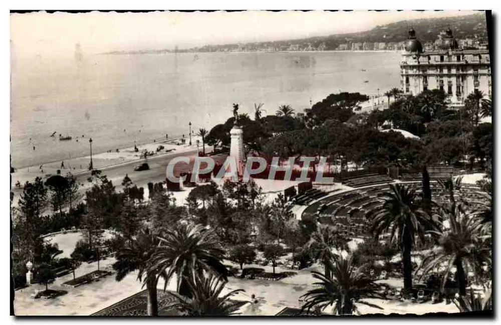 Nice - Das Centenar-Monument und das Théâtre de Verdure — Editions des Jardins - Vorderseite