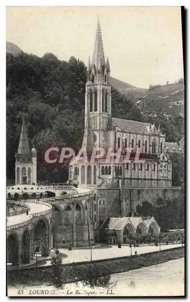 Lourdes — A Basílica — LL. n°43 - Frente