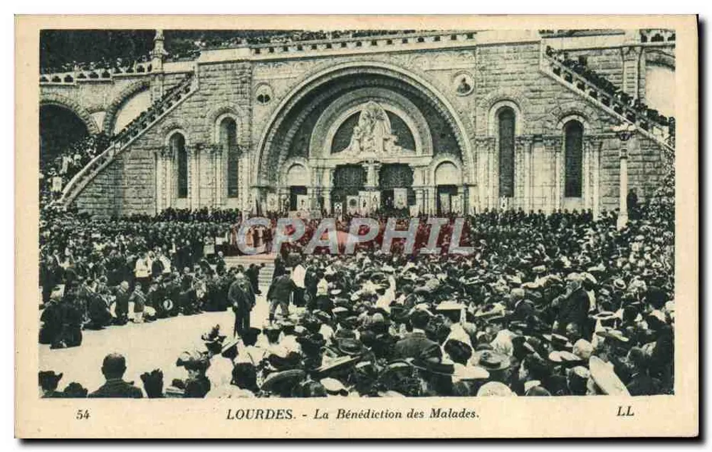 LOURDES - A Bênção dos Doentes - L.L. n°54 - Frente