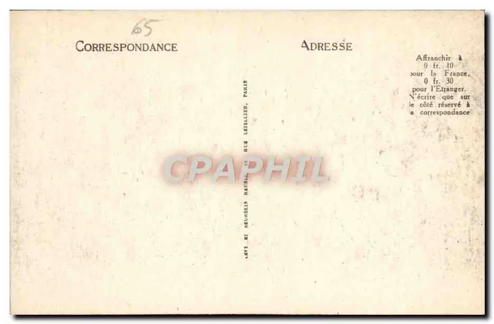 Tal von Argelès aus Sicht des Funiculars des Pic du Jer — Lourdes — n°156 - Rückseite