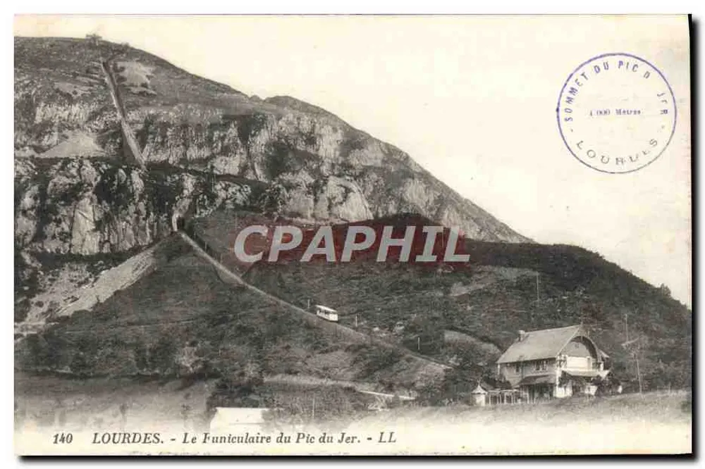 Lourdes - O Funicular do Pic du Jer - LL - Frente