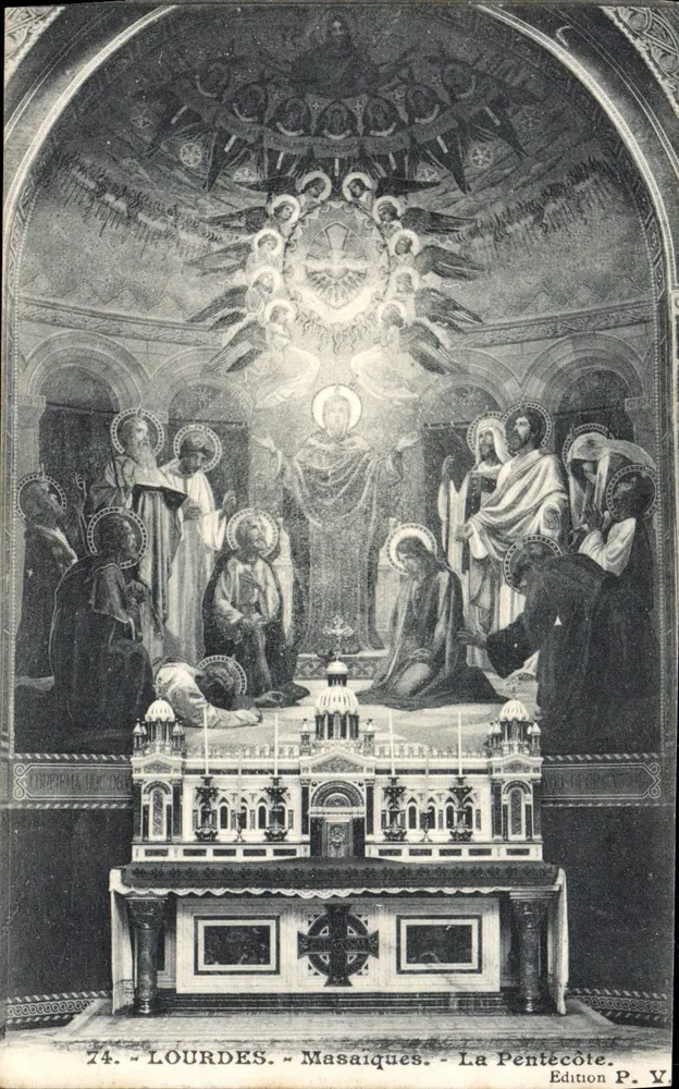 Lourdes - Mosaïques - Wielki Piątek — Wydawnictwo P. V. - Awers