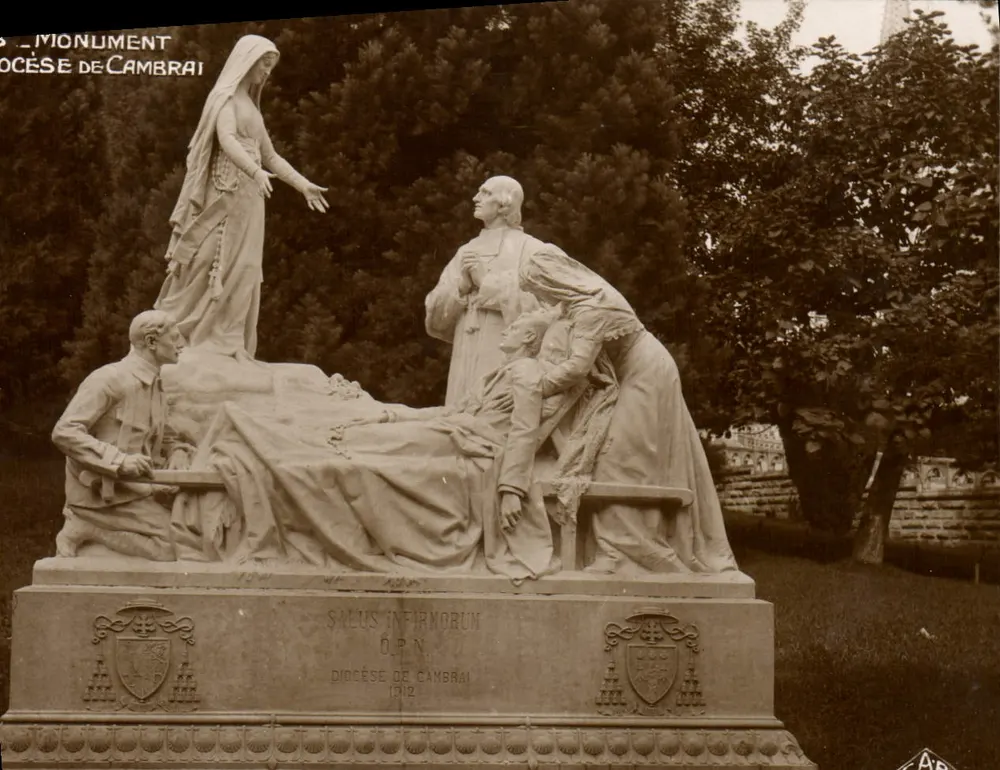 Denkmal für Salus Infirorum — Diözese Cambrai — 1912 - Vorderseite