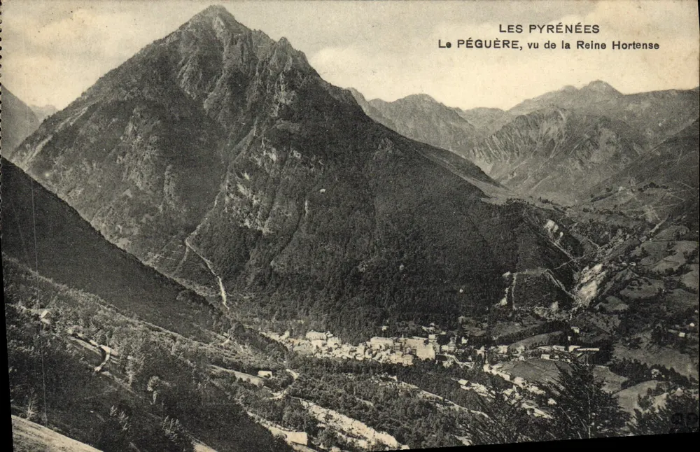 Le Péguère, von der Königin Hortense aus gesehen — Die Pyrenäen - Vorderseite