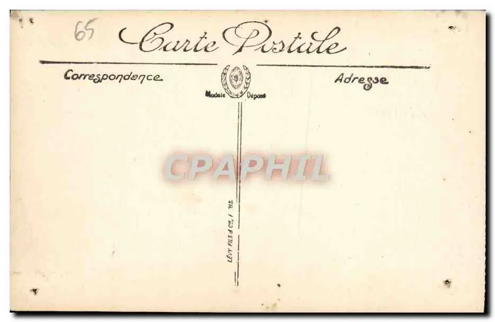 Lourdes — O Castelo-Forte — LL. Secreta - Verso