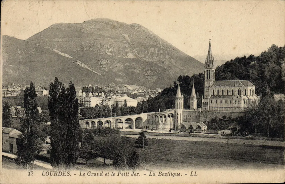 Lourdes — Le Grand et le Petit Jer, La Basilique — LL - Vorderseite